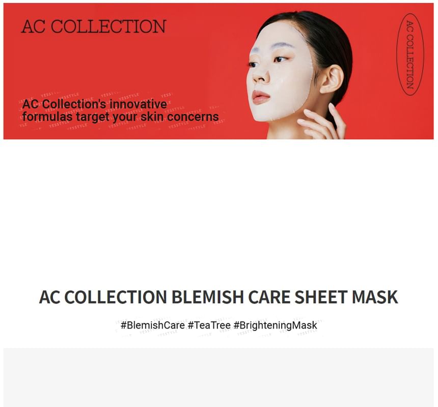 AC Collection Blemish Care Sheet Mask