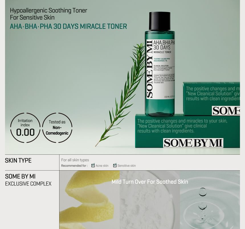 AHA, BHA, PHA 30 Days Miracle Toner 150ml