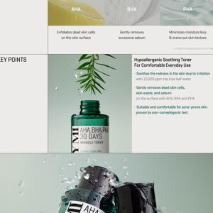 AHA, BHA, PHA 30 Days Miracle Toner 150ml - Image 3
