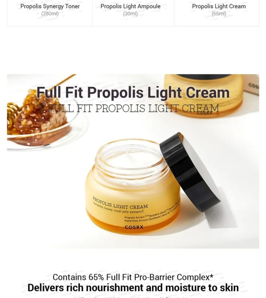 Full Fit Propolis Light Cream
